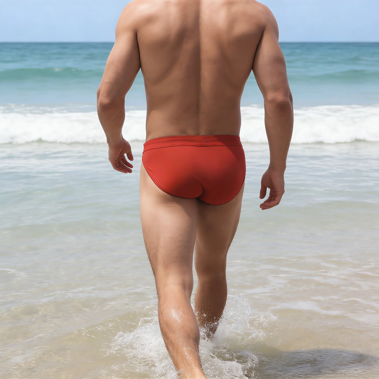 Men Swimwear Swim Bikini Surf Sexy Swimming Briefs Trunks Man Swimsuit Bathing Suit Sunga Masculinas Classic Beachwear Shorts - 4