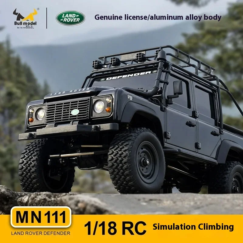 MN Mn111 KIT RTR 1/18 Rc Car 3 Speeds Full Scale Remote Control Metal Shock Absorption Climbing Cars Lamp Clusters 3