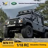 MN Mn111 KIT RTR 1/18 Rc Car 3 Speeds Full Scale Remote Control Metal Shock Absorption Climbing Cars Lamp Clusters 3