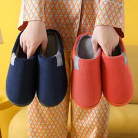 Women's Men's Thick Soft Bottom Home Slippers Household Plush Slippers Anti-slip Thermal Slippers Indoor Winter - Image 3