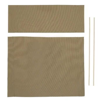 Chair Cover Dustproof Waterproof Oxford Cloth Replacement Cover For Director Club Seat Khaki