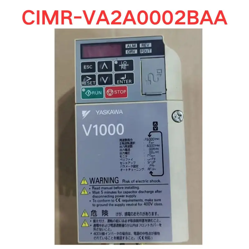 

Used CIMR-VA2A0002BAA inverter Functional test OK