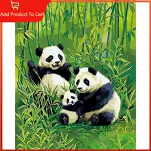 

Panda Diy Painting By Numbers Wall Art Canvas Painting Acrylic Paint By Numbers Animals Kit For Home Decoration