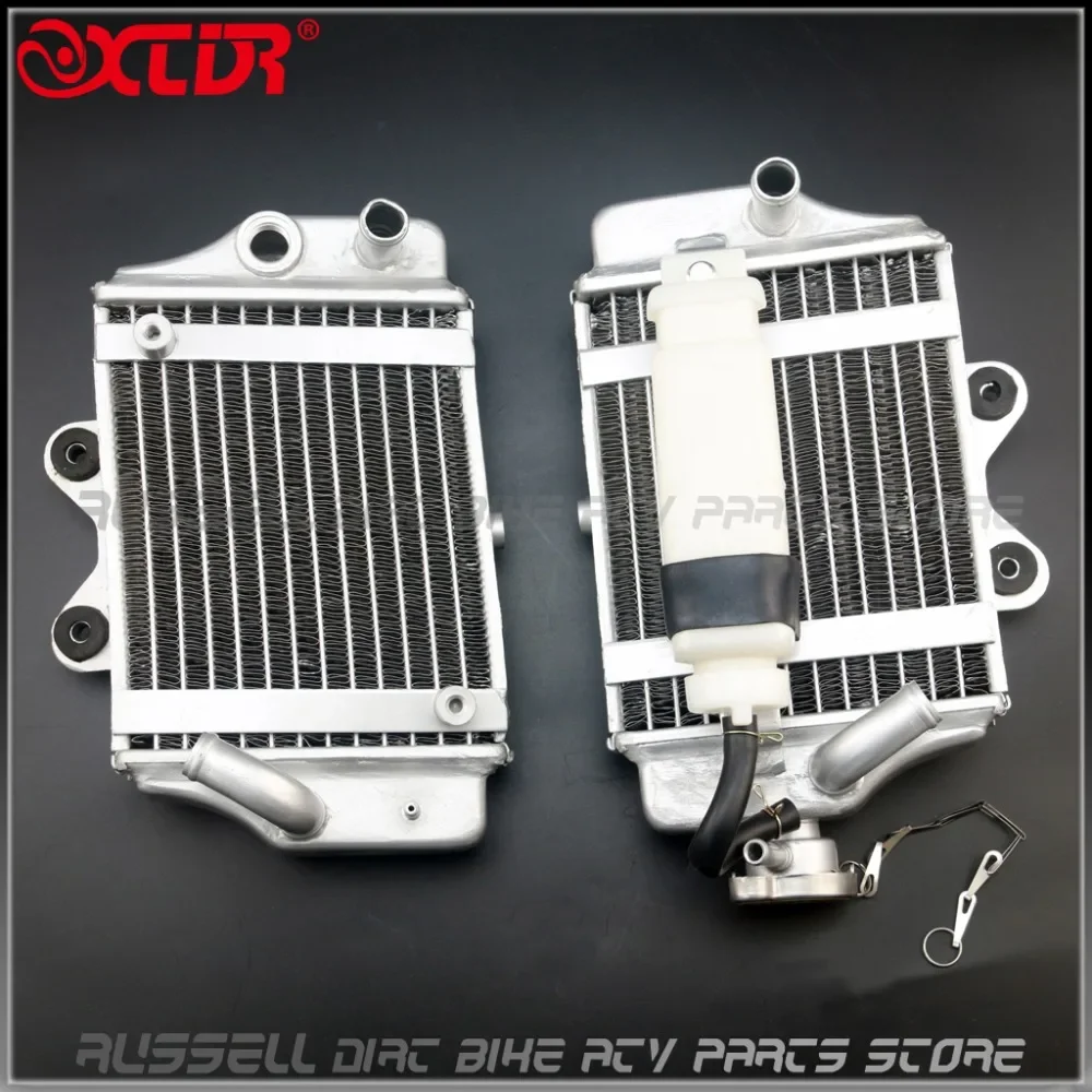 1 Pair Water cooling engine radiator with fan for Xmotos Apollo Motorcycle Zongshen Loncin Lifan 150cc 200cc engine Accessories