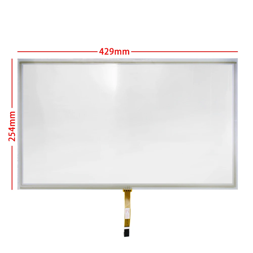 Tela Sensível ao Toque Resistiva com Membrana Dupla Tela Macia Fios 480x253 mm 18.5 Usb Controlador - Imagem 6