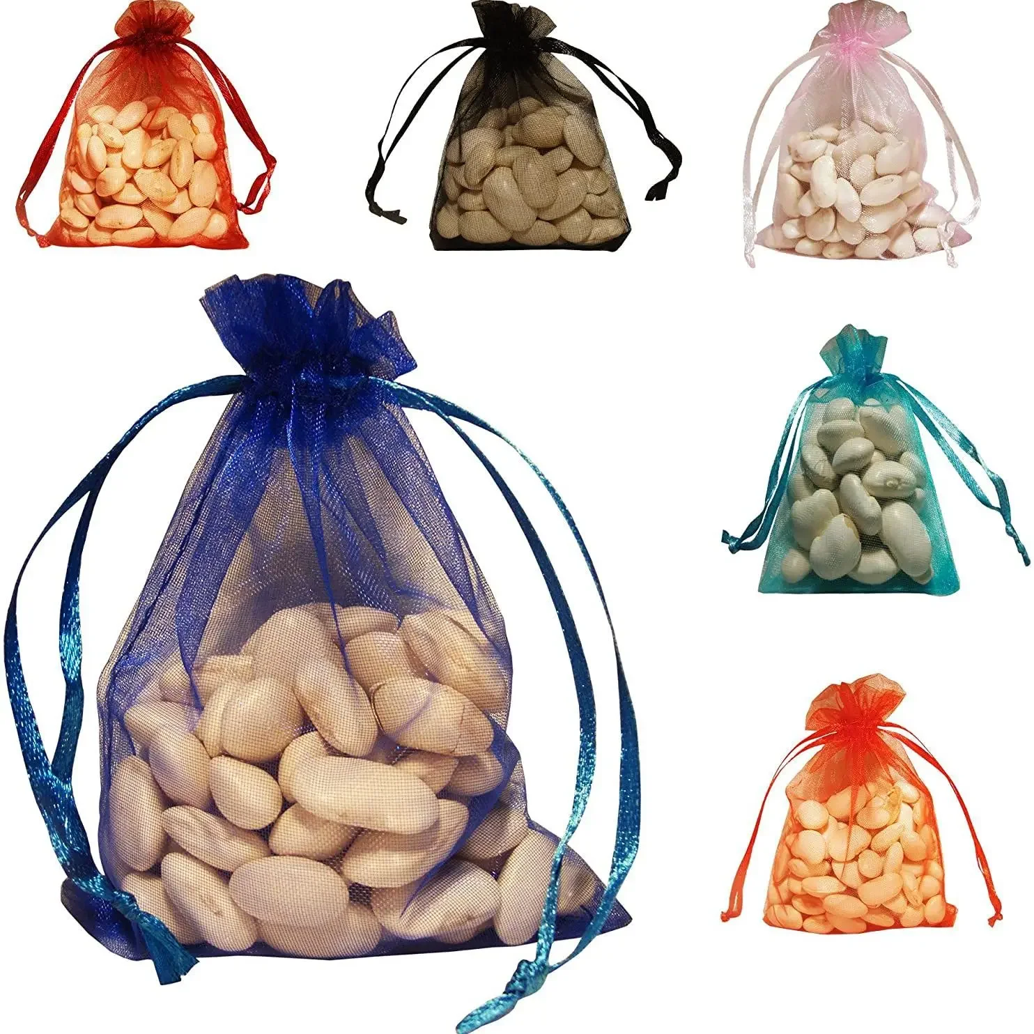 Description Picture 5 of item50pcs Fruit Protection Bags Anti-Bird Garden Netting Bags Strawberry Grapes Mesh Bag Plante Vegetable Netting Cover Garden Tool
