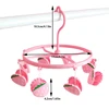 Cute Pink Student Dormitory With Strawberry, Heart-shaped Mini Plastic Clothes Hanger, Sock Clip And Underwear Clip 6