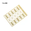 1Set Simulated Model Ship Etching Ladder 1:72 1:100 1:150 1:200 Brass Etched Sheet Micro Stairs for Remote Control Boat Assembly 5