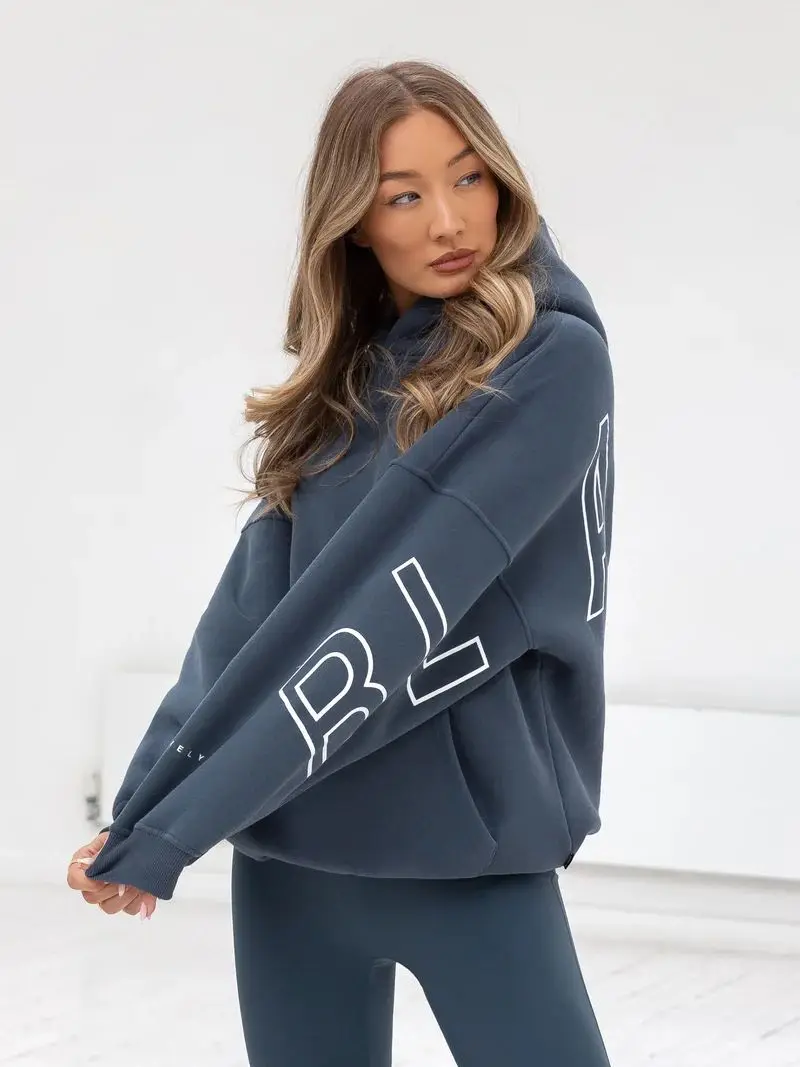 Hip-hop Harajuku High Street Trendy Brand Letter Print Oversized Hoodie Men Y2K 2025 Retro Gothic Punk Casual Sweatshirt Women