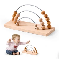Wooden Toys Arithmetic Toys Children's Cognitive Alphabet Abacus Children's Learning Toys Educational Toys Wooden Children's Toy 2
