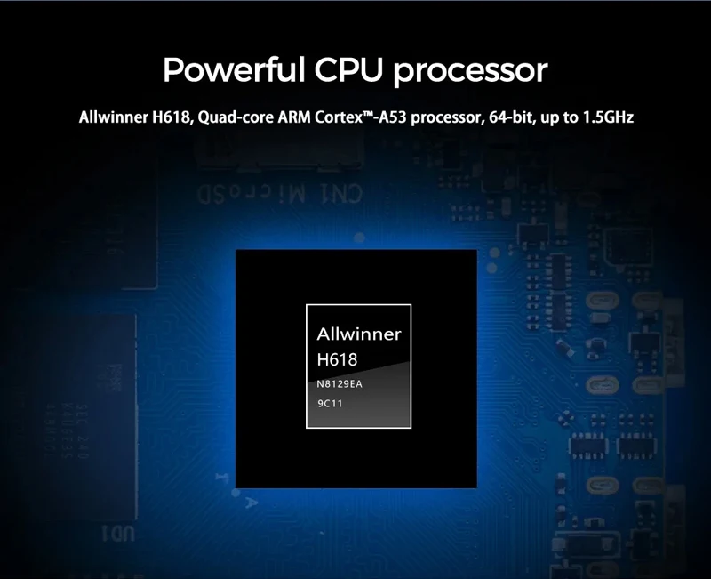 Banana Pi BPI-M4 Zero 4/2G LPDDR4 RAM 32/8G eMMC Allwinner H618 Quad-core Cortex