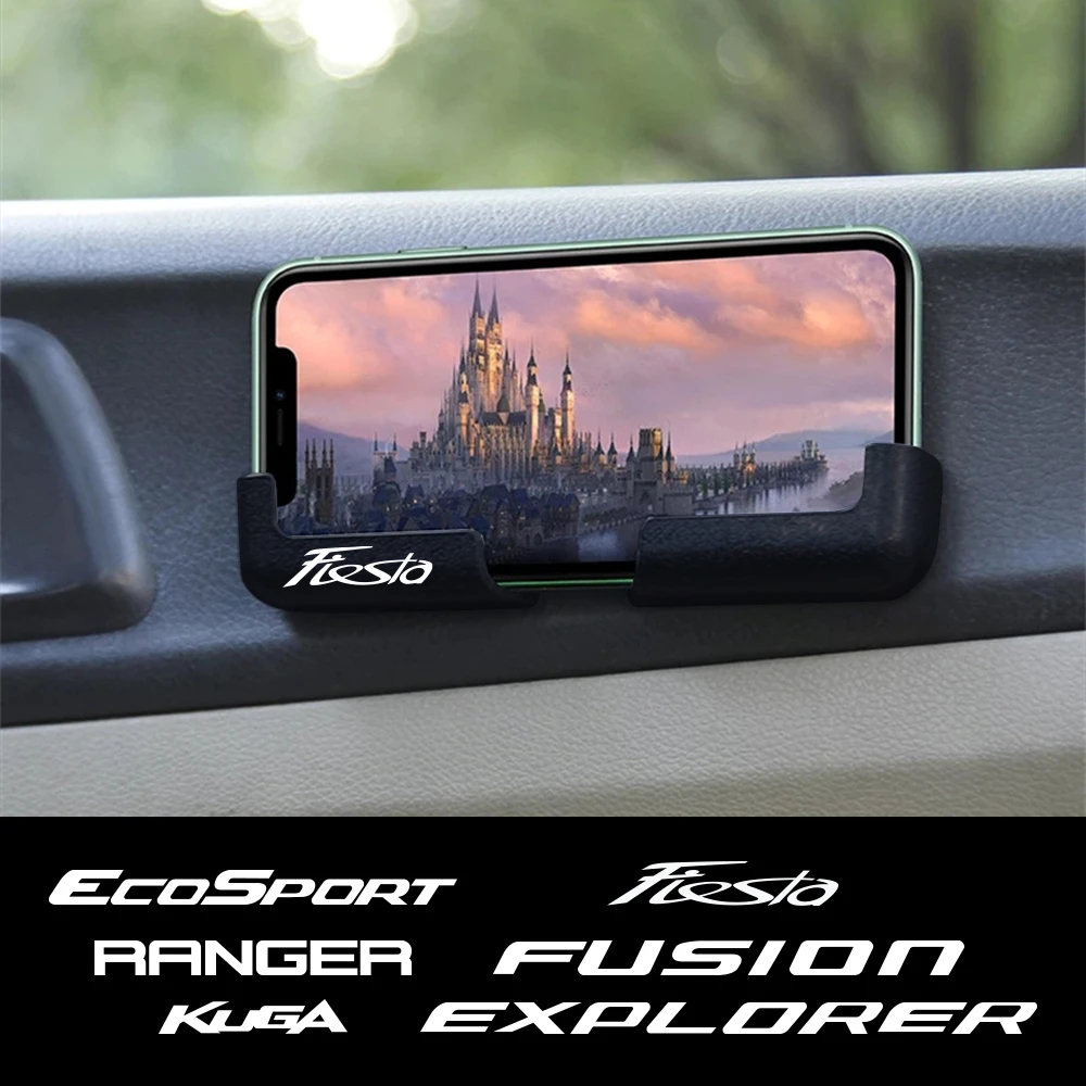 Car Phone Mount Cell Phone Holder Inteiror Accessories For Ford Fiesta