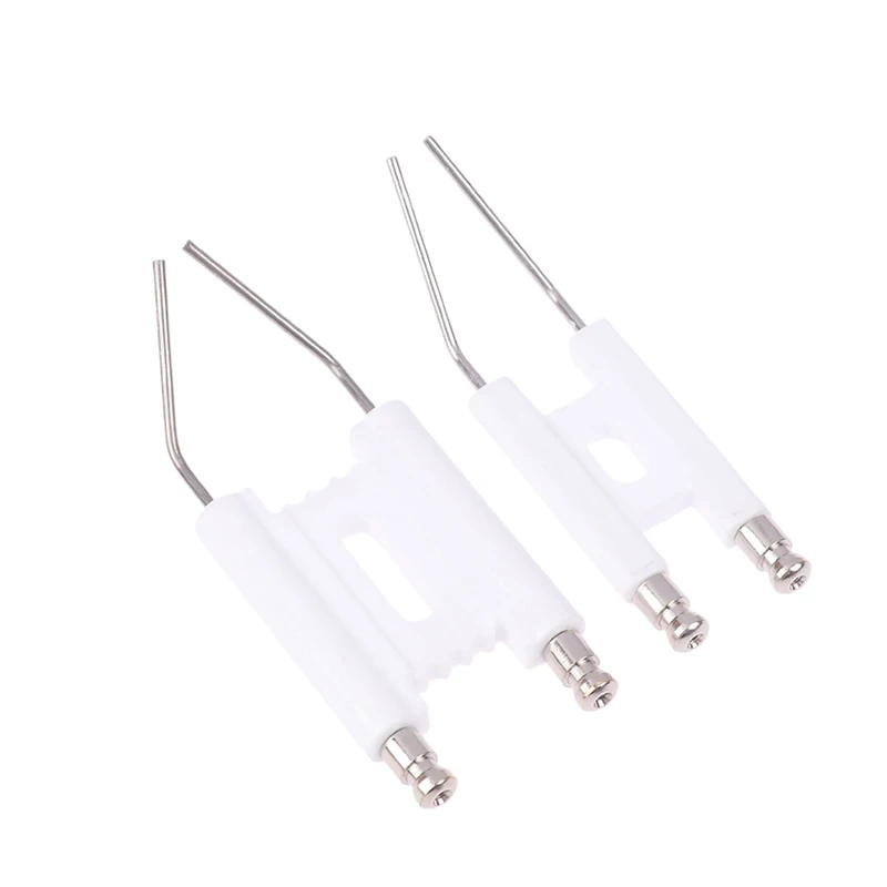 1Pc Universal H-Type Ignition Electrodes For Oil Burner Ceramic Electrode Ceramic Ignition Double Pin Siamese Ignition Pin