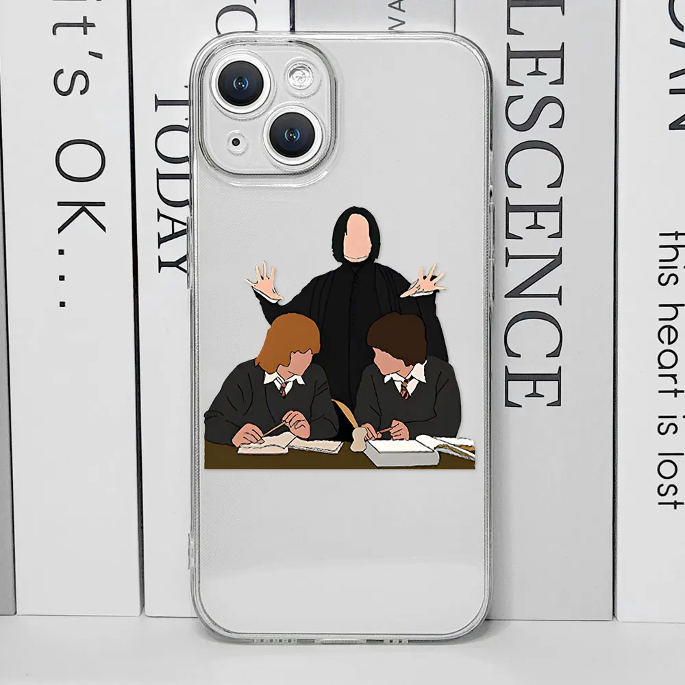Fashion TV Draco Malfoy Clear Phone Case for IPhone 11 12 13 15 16 Pro X XS MAX SE20 7 8 14 Plus Weasley Twins Soft Cover Fundas — view 2