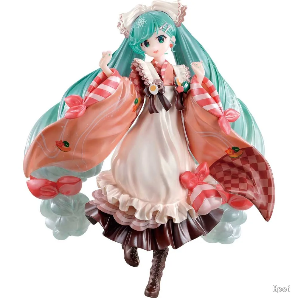 thumbnail image 1 of Figura original Bandai Hatsune Miku Ichiban Kuji Snow Miku Segunda temporada 2024 Modelo de acción de anime Juguetes coleccionables Regalo en stock, 1 of 5