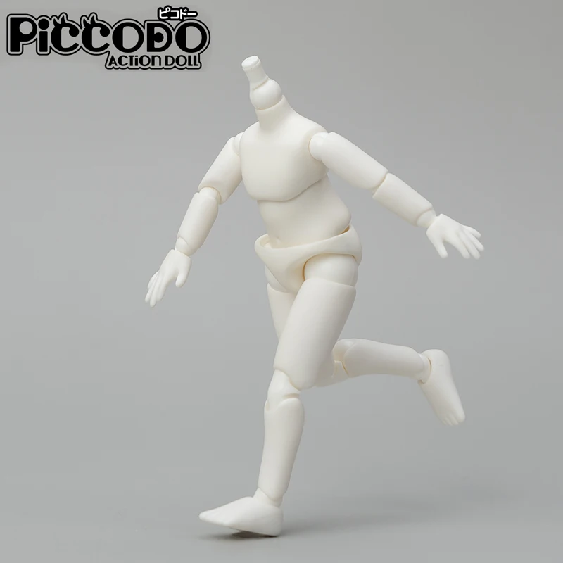 New OB11 P9 P10 Doll Body Black White PICCODO Doll Body Movable Spherical Joint Dolls Suitable For GSC, STO, 1/12 BJD Doll Head 4