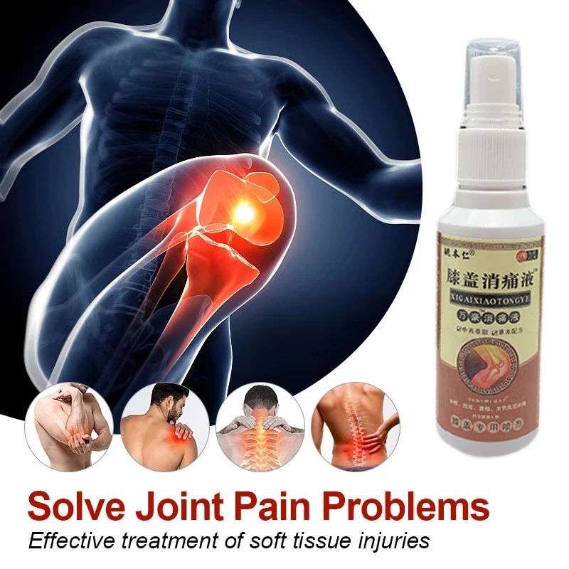 Natural herbal extract pain relief spray joint pain muscle strain swelling pain relief spray care 60ml/Pcs