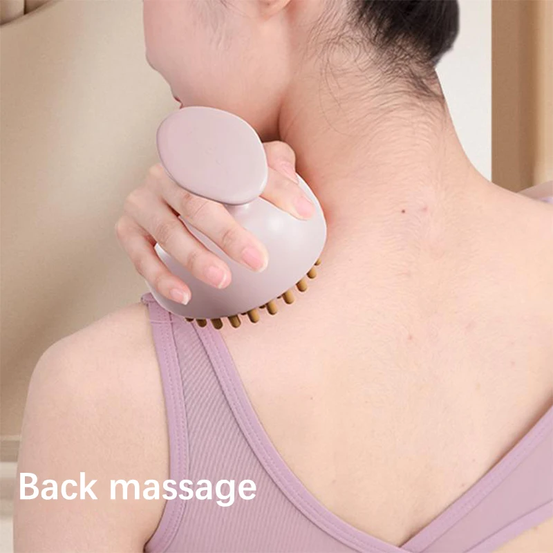

Handheld Gua Sha Massage Brush Waist Arm Leg Body Natural Meridian Scraping SPA Therapy Anti Cellulite Relaxation Tool