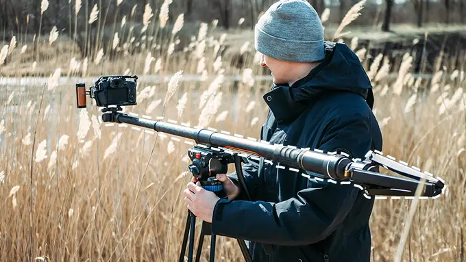 Slypod Pro 3-in-1 Electric Motorized Slider Monopod optional carbon Fiber Extens