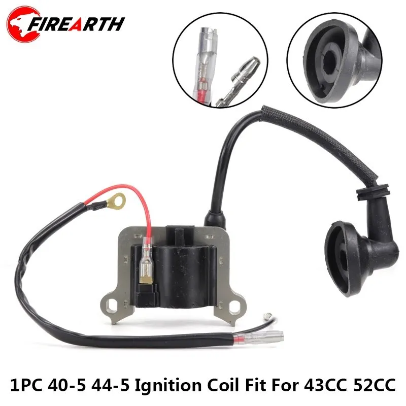 Lawn Mower Ignition Coil Fit For 405 445 43cc 52cc Gasoline Brush