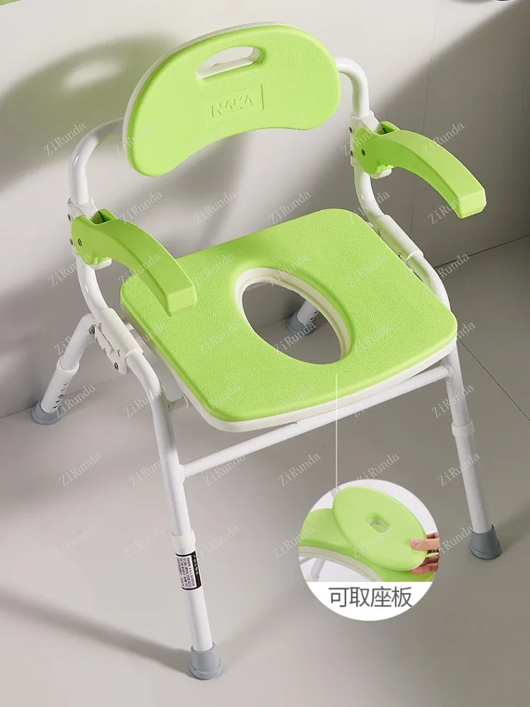 *Elderly pregnant women bathroom bath chair foldable the elderly bathroom shower seat non-slip 2