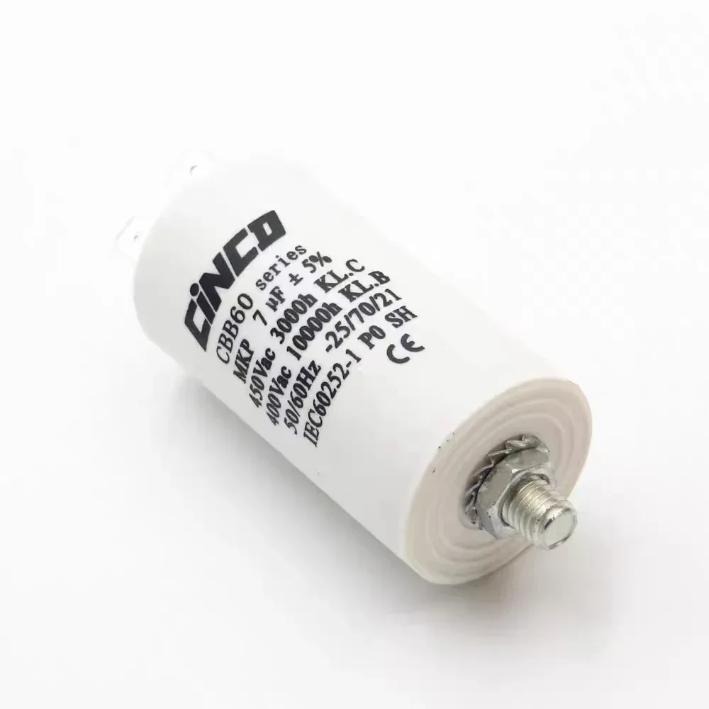 14 16 18uf Motor Double Insert Run Capacitor 450V 50/60Hz Pump Starting