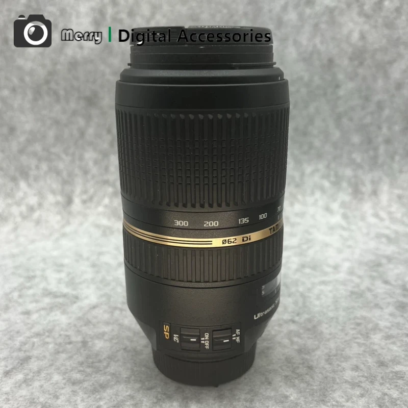 타몬 SP 70-300mm F4-5.6 Di VC USD A005 망원 줌 풀프레임 VC 손떨림 보정 USD 자동 초점 DSLR 렌즈 95% 새 상품
