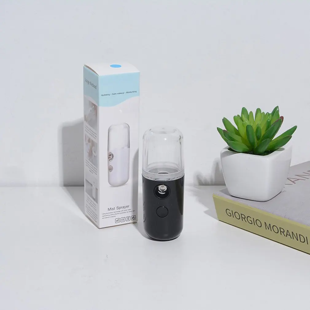 30ml Car Air Humidifier Mini Nano Facial Sprayer USB Nebulizer Purifier Aromatherapy Essential Oil Diffuser Water Replenishment