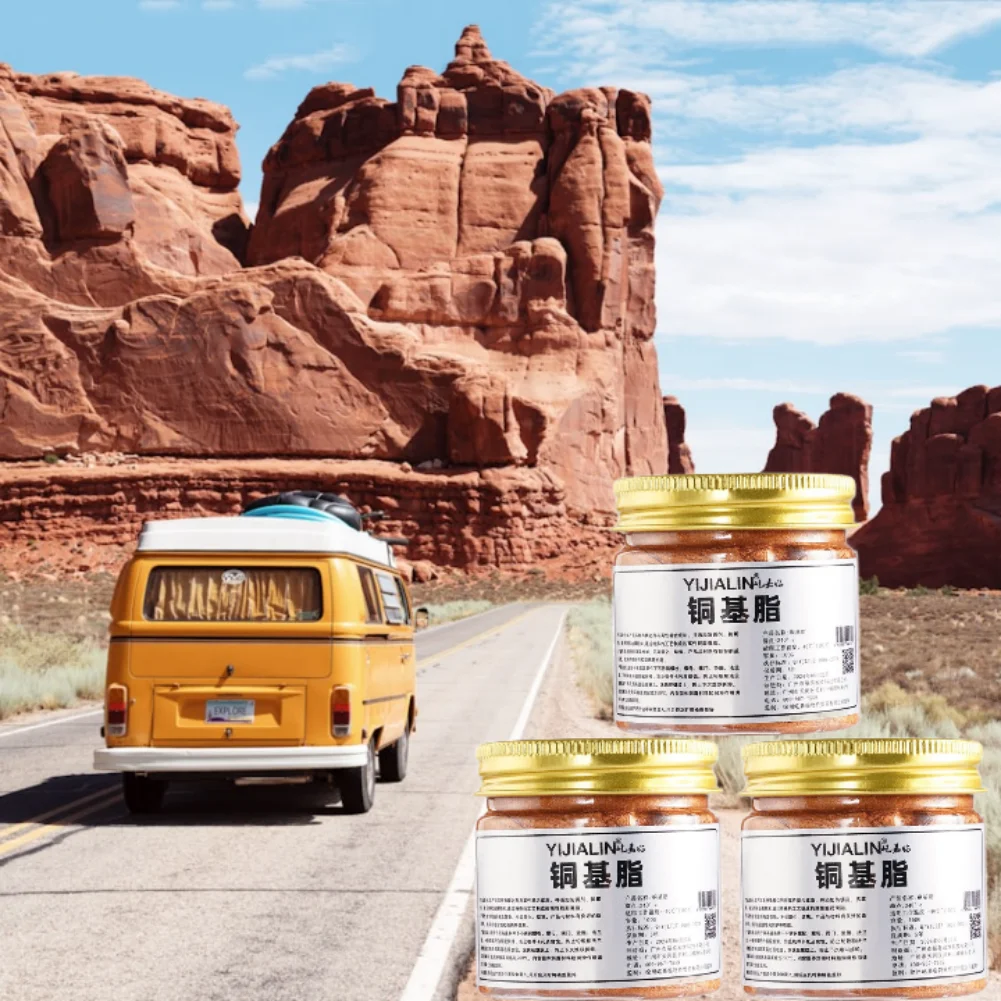 Copper Grease Anti Seize Copper Thread Grease Cat Maintenance Versatile Car Brake Lubricant 1/2/3PCS For Car Brake Pad