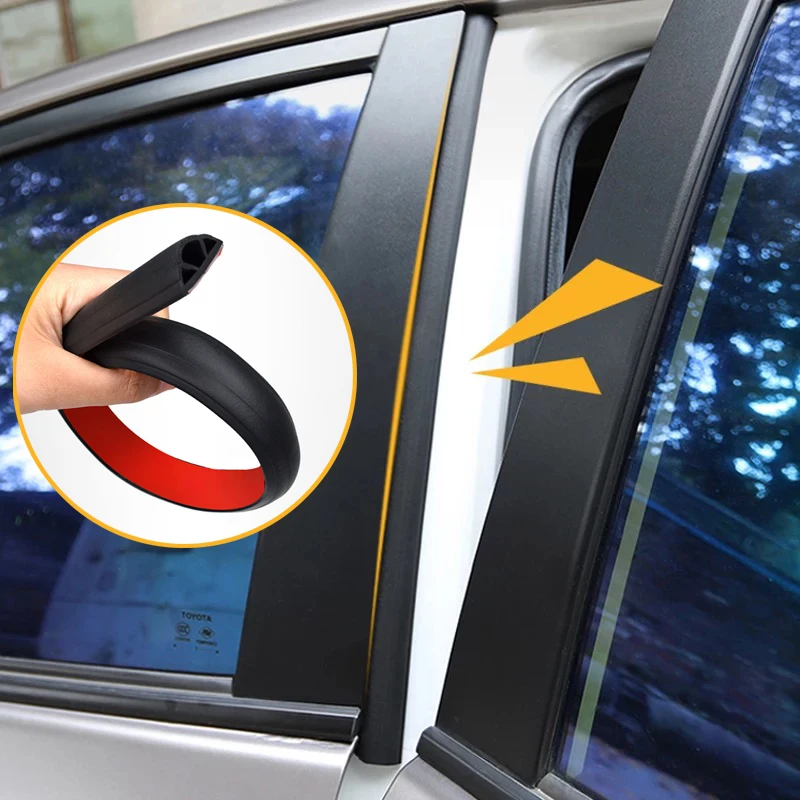 Car Door Rubber Seal Strip Front Door Edge Weatherstrip Sealing Strips For Kia Rio K2 K3 K5 Ceed