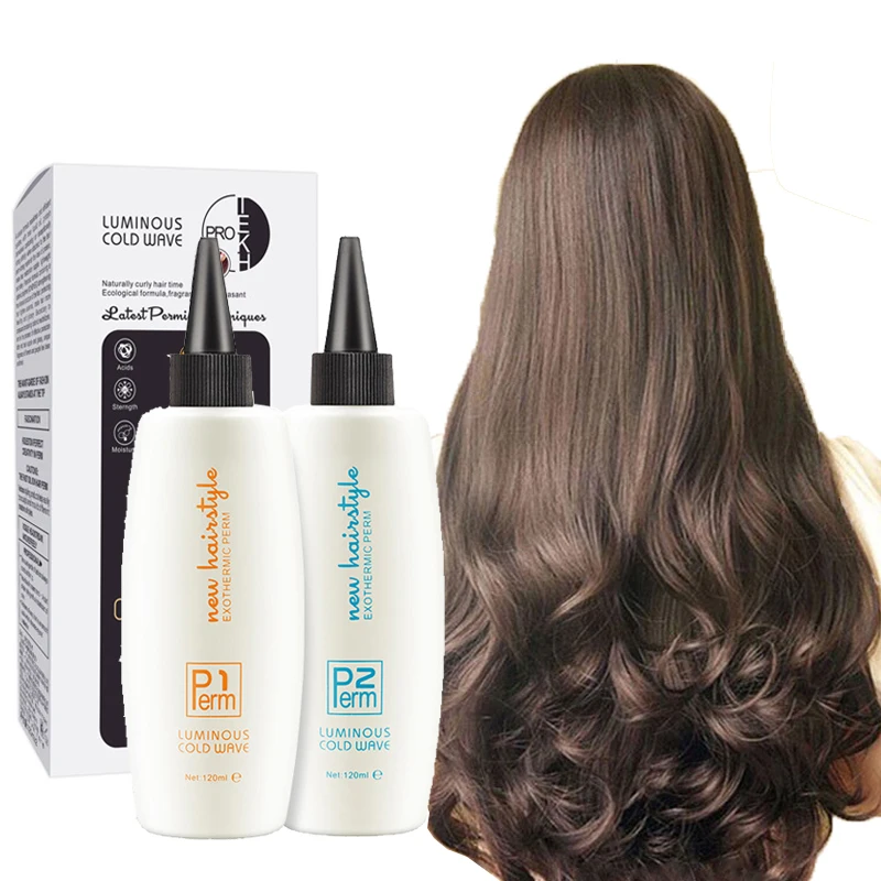Organic Digital Permanent Wave Curl Curly Perm Cream Liquid Cold Wave Hair Perm Lotion Solution