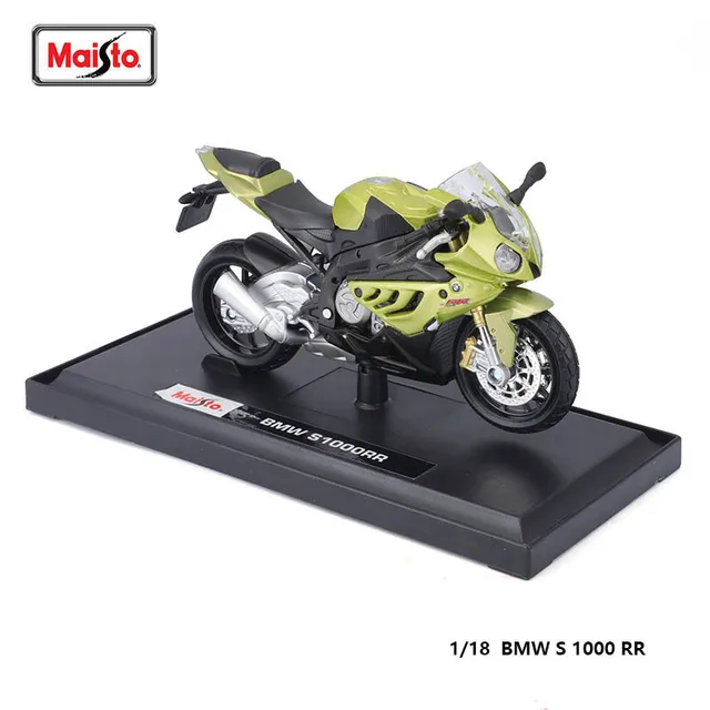 Maisto 1:18 BMW R nineT Scrambler Fuel Tank Alloy Motorcycle Model Genuine Static Diecast Model Collectible Gift Toy - BMW S1000RR