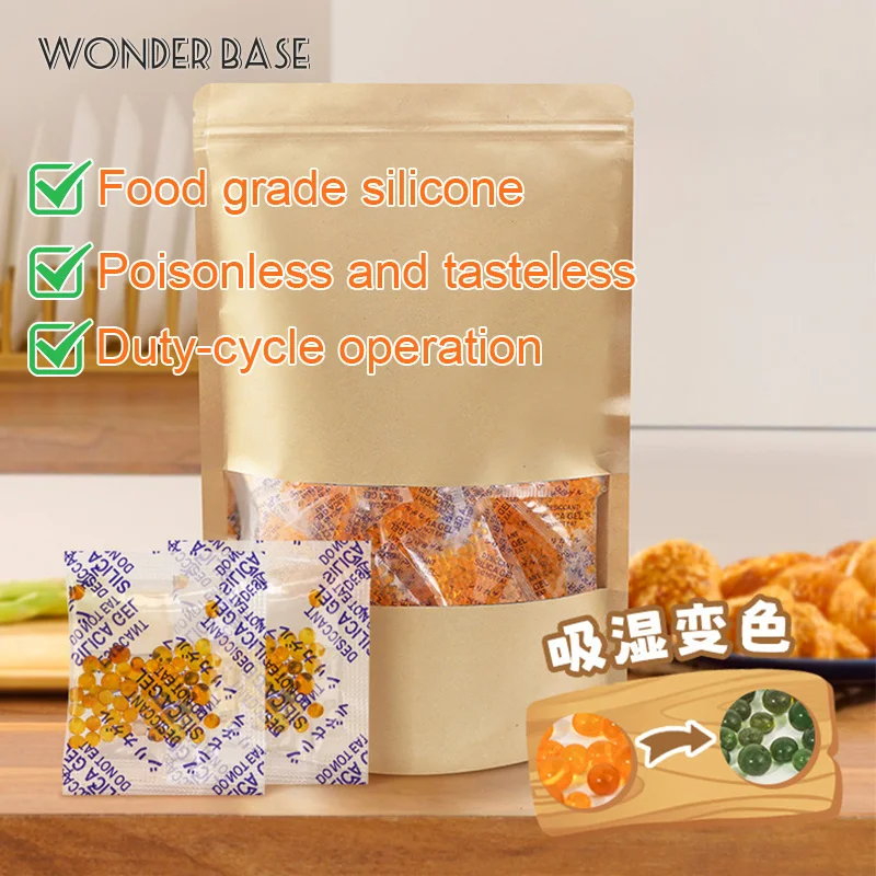 Silica Gel Desiccant 50Pcs Dehumidifier Bags Moisture Absorbing Sachets