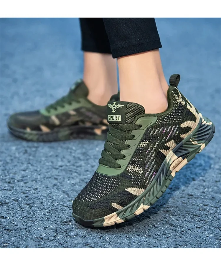 Zapatillas Deportivas De Camuflaje Para Hombre Y Mujer, Zapatos Informales Transpirables, Color Militar, Talla 34-44, - Calzado Vulcanizado De Mujer - AliExpress