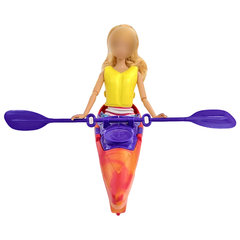 Dollhouse Kayak With Paddle - 1:12 Scale Miniature Outdoor Sports Accessory For Dollhouse Scenes - View #10