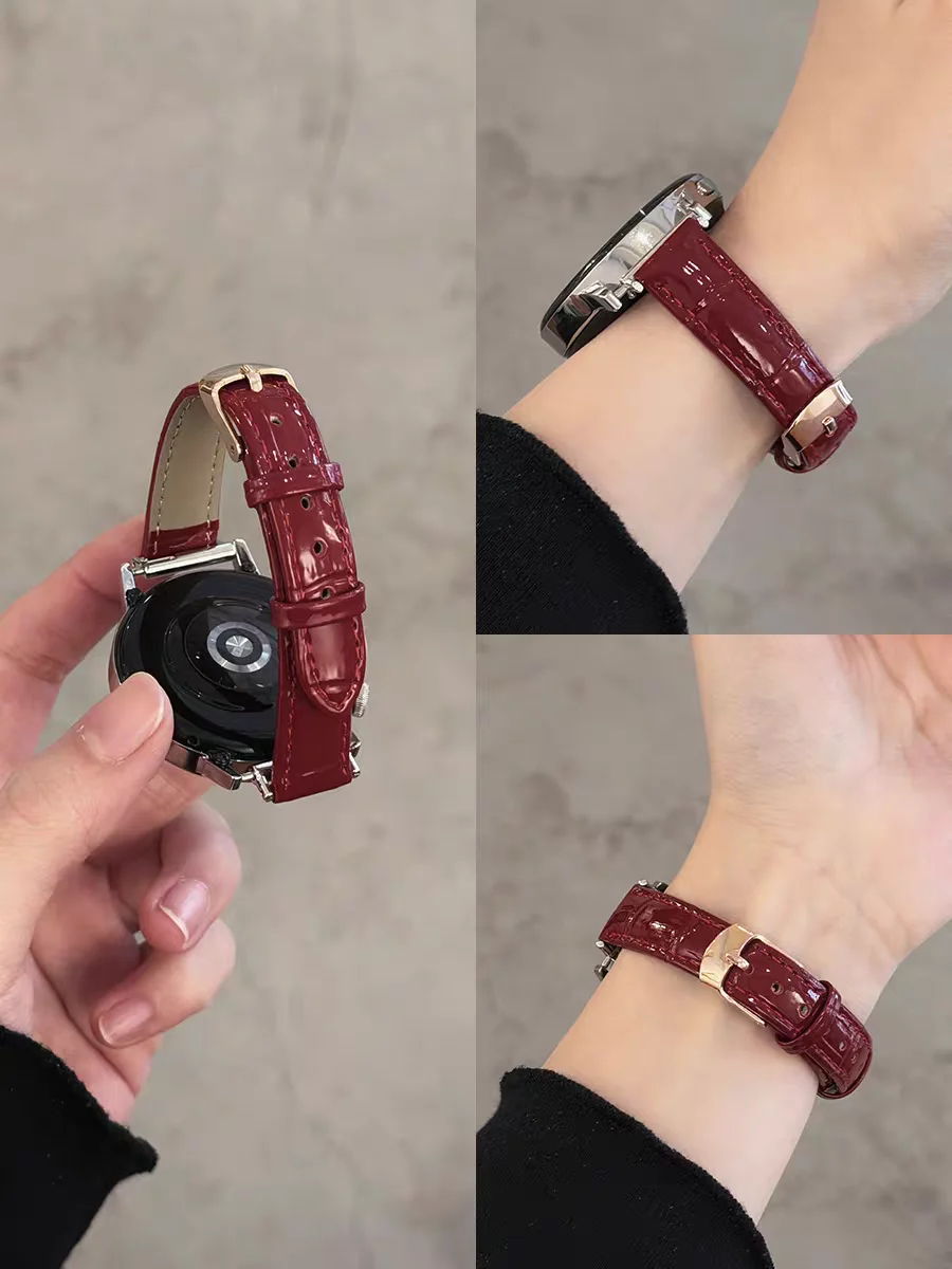 Stylish Leather Loop Strap - Premium Fashion Band for Smartwatches, Available in Multiple Sizes