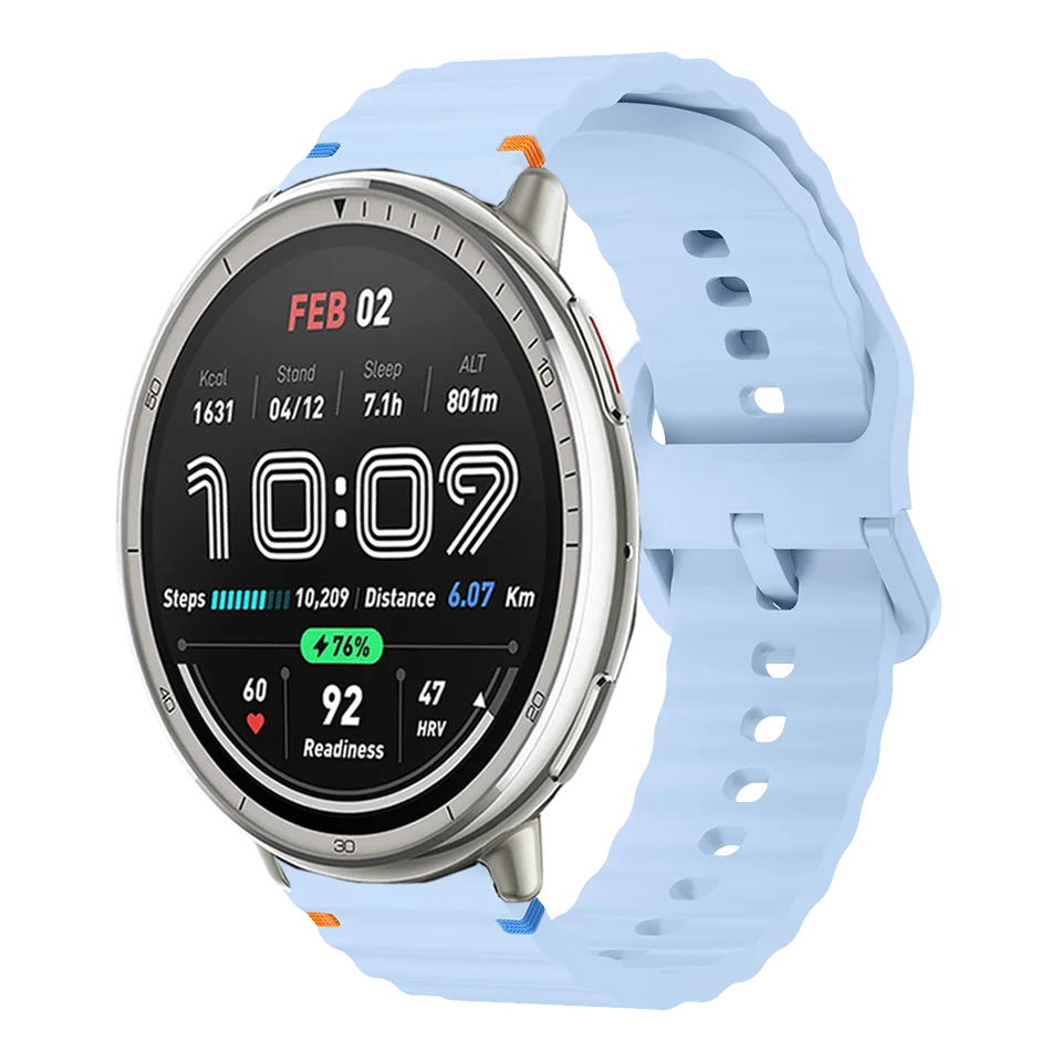 Armband für Amazfit Active 2 BIP3/3 Pro GTS2/2e/2 Mini/3/4 GTR Mini 20 mm Sport Atmungsaktives Uhrenarmband für Amazfit Active 20 mm – Detail 6
