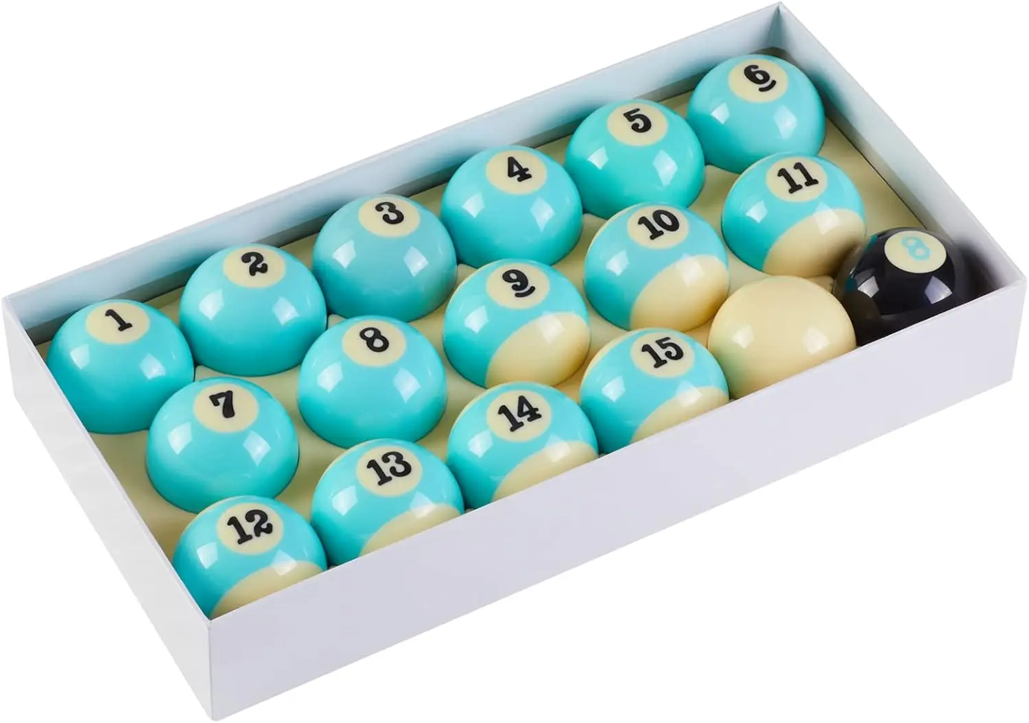 Ball Pool Balls 2-1/4 Inch Pool Ball Set Made with high-Grade Imported Resin