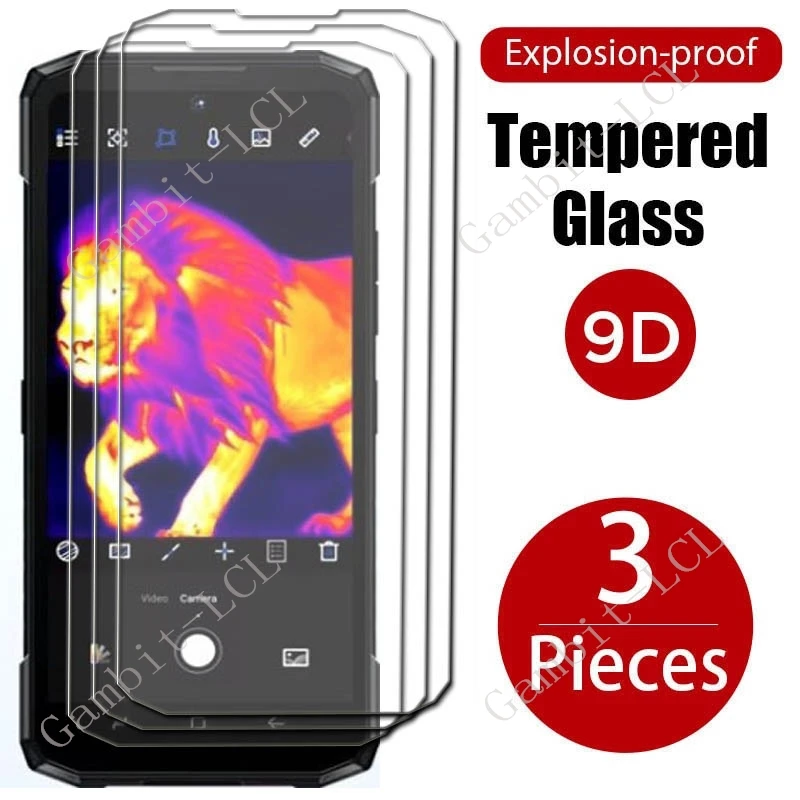 3 pièces verre trempé de protection pour Doogee Fire 6 puissance 6.56 "sur DoogeeFire6 Fire6 Fire6Power Film de protection d'écran