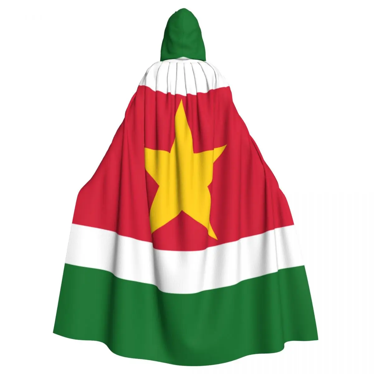 

Unisex Adult Flag Of Suriname Cloak with Hood Long Witch Costume Cosplay