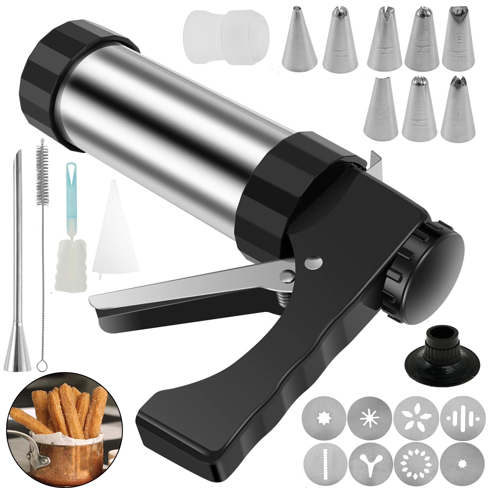 Cookie Press Kit Roestvrij staal, Cookie Press Kit Cookie
