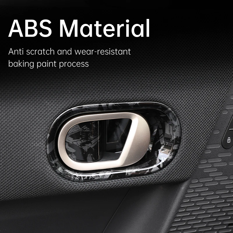 Car Inner Door Handle Bowl Cover Trim Decoration Shell For Mini Cooper F65 F66 F67 2024 2025 Fuel Version Interior Accessories 5
