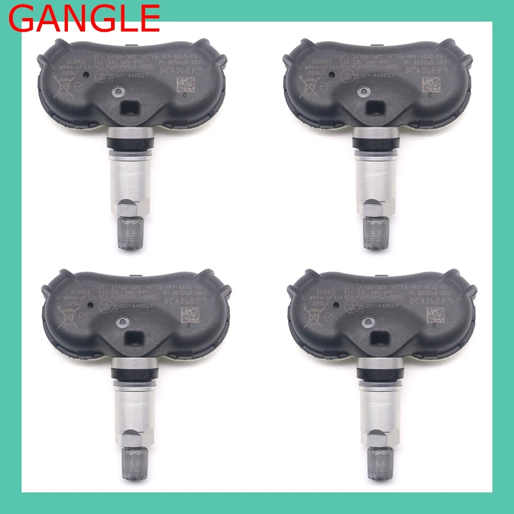 Tyre Pressure Monitor Sensor 42753TR3A81 TPMS Sensor For ACURA CSX HONDA FIT ODYSSEY 315MHz