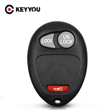 KEYYOU-carcasa para mando a distancia sin Chip, 3 botones, 2 + 1, para Buick, Hummer, H3, GMC, Chevrolet, Colorado, Isuzu