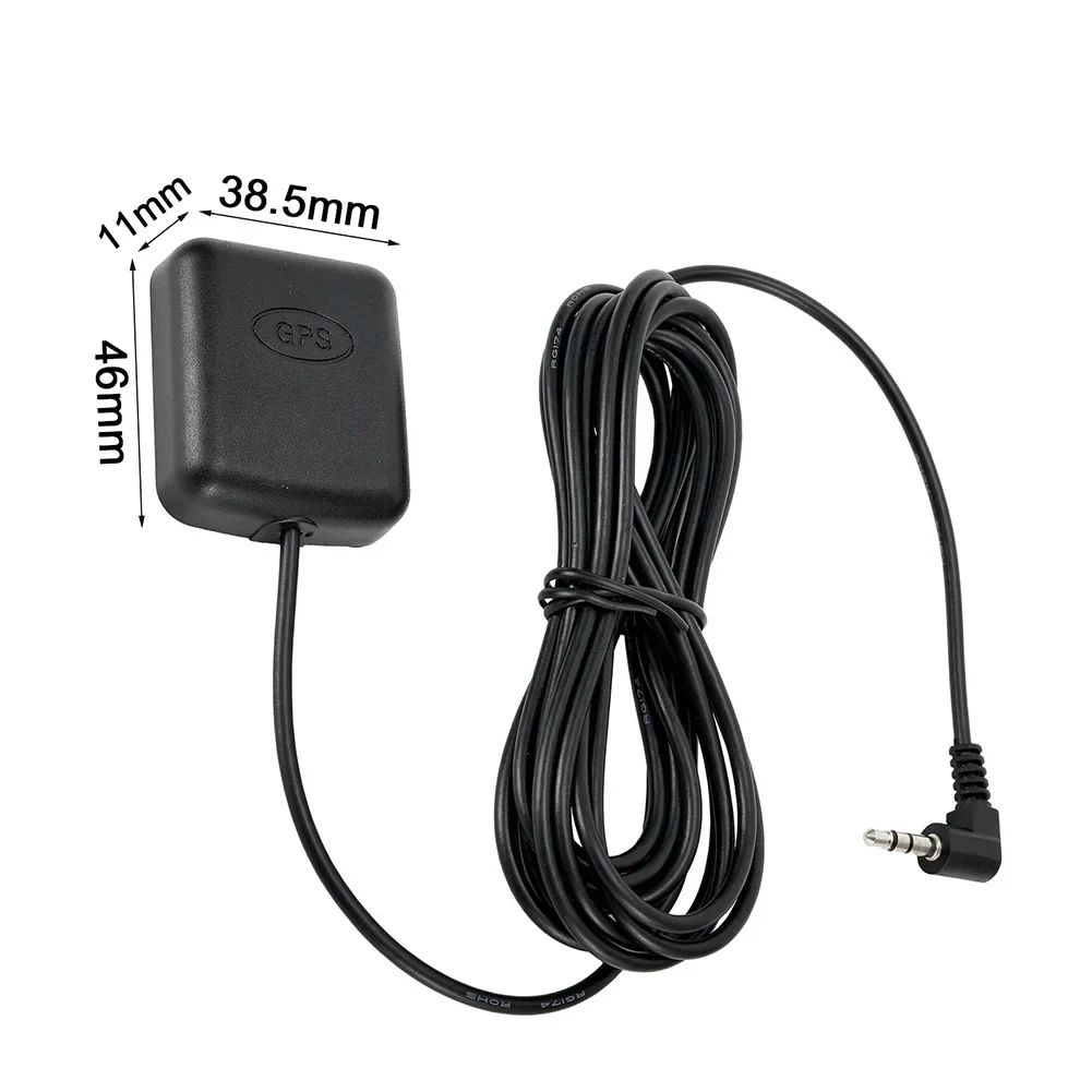 Car GPS Receiver Module Antenna 3.5mm Elbow For Machines With GPS Function Car Truck SUV Dash Cams Dash