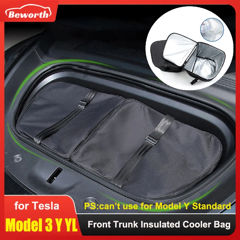 Für Tesla Model 3 Y YL Juniper Highland 2025-2020 2026 Frunk-Kühltasche Organizer Isoliertasche Vorderkofferraum-Aufbewahrung Outdoor