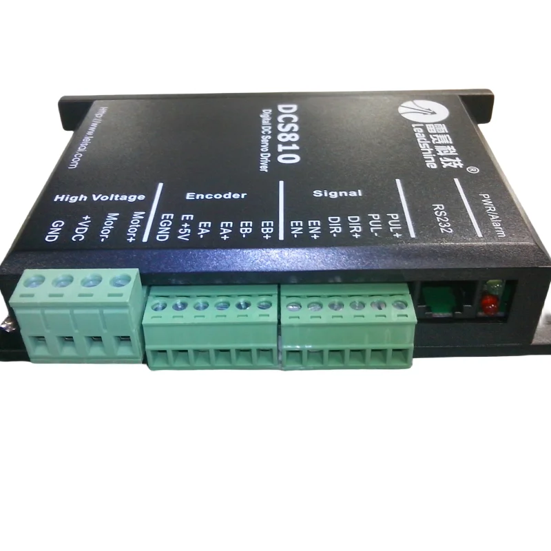 Leadshine DC servo driver DCS810 work 24-80 VDC out 1A to 20A suitable for DCM50207/DCM50205 motor