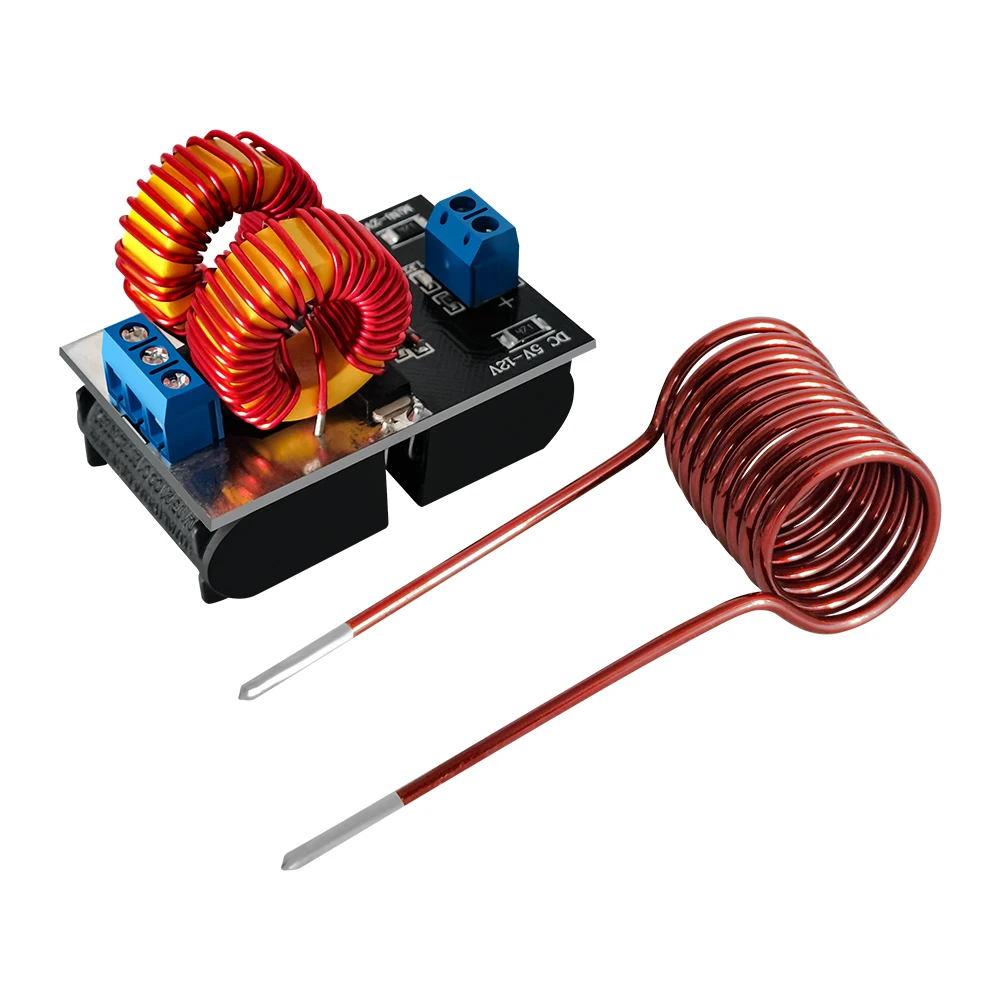 DC5-12.0V Input Voltage ZVS Induction Heating Board 120W Large Power Flyback Heating Driver DIY Cooker and Ignition Coil