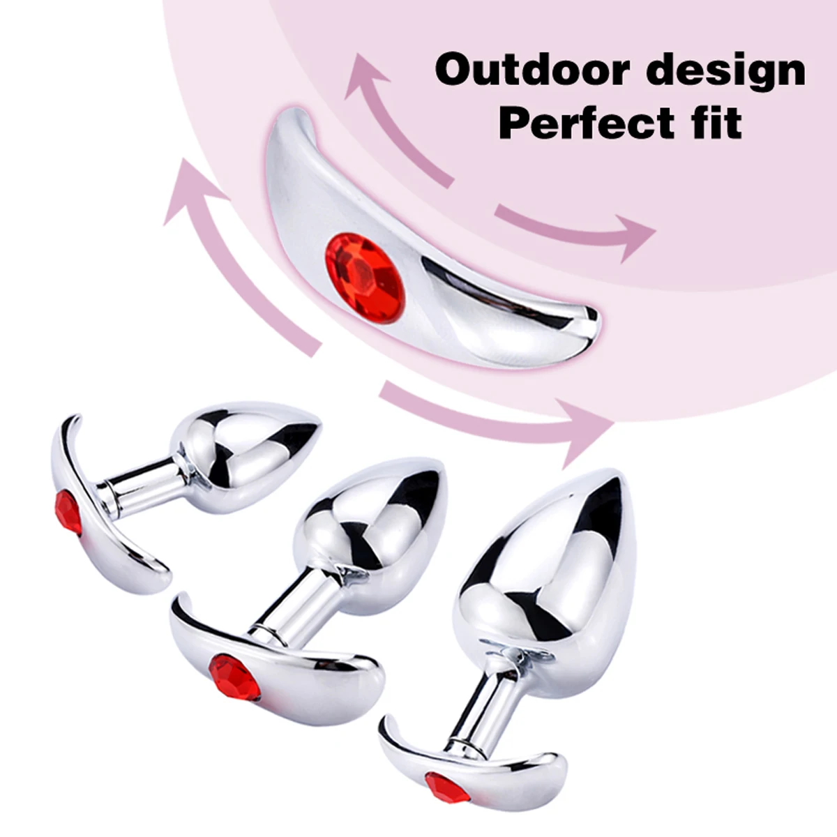 1Pcs, Metal outdoor anal plug, anchor base Fit the hip design, adult sex  toys - AliExpress