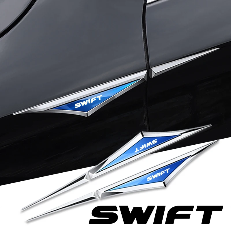 

2 шт., автомобильные наклейки из сплава, аксессуары для suzuki SWIFT